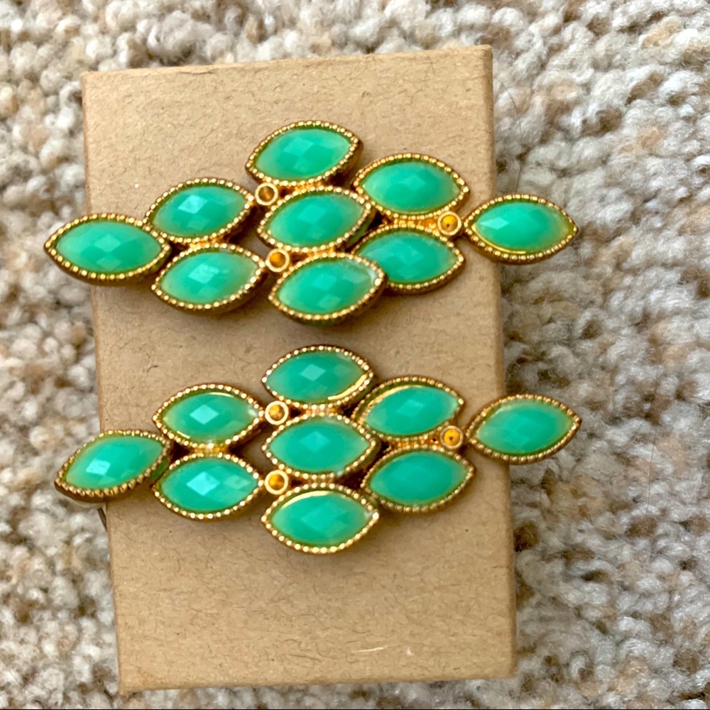 Pretty mint earrings